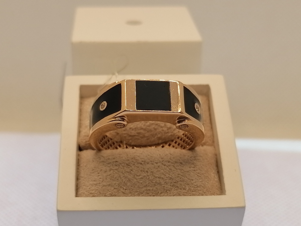 040008 КОЛЬЦО С КАМНЯМИ (Au 585)