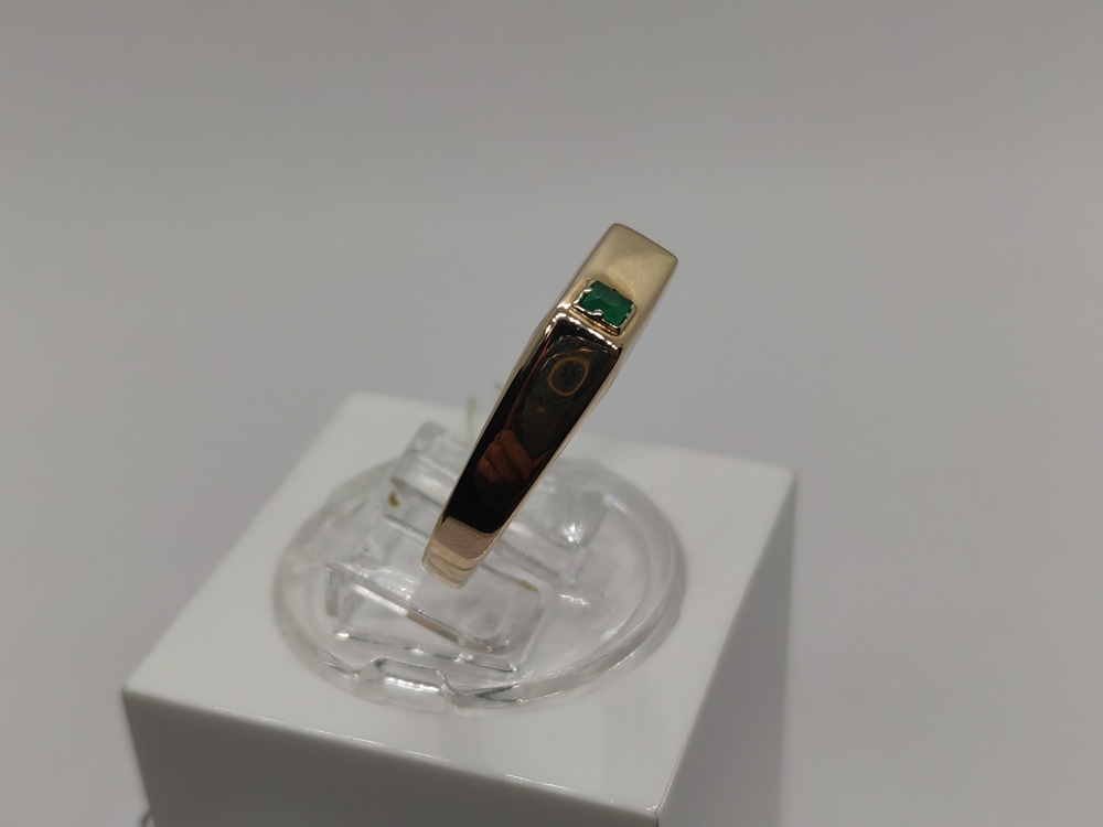 31-0321-О КОЛЬЦО ПЕЧАТКА с камнем (Au 585)