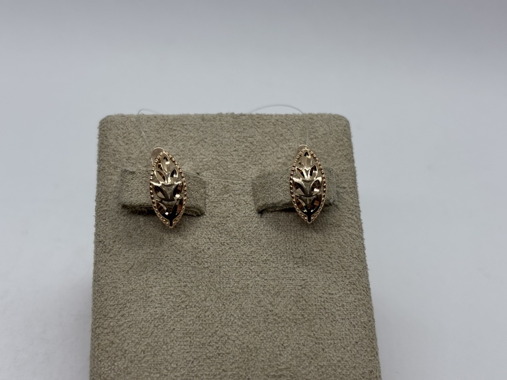 СЕРЬГИ БЕЗ КАМНЯ (Au 585)