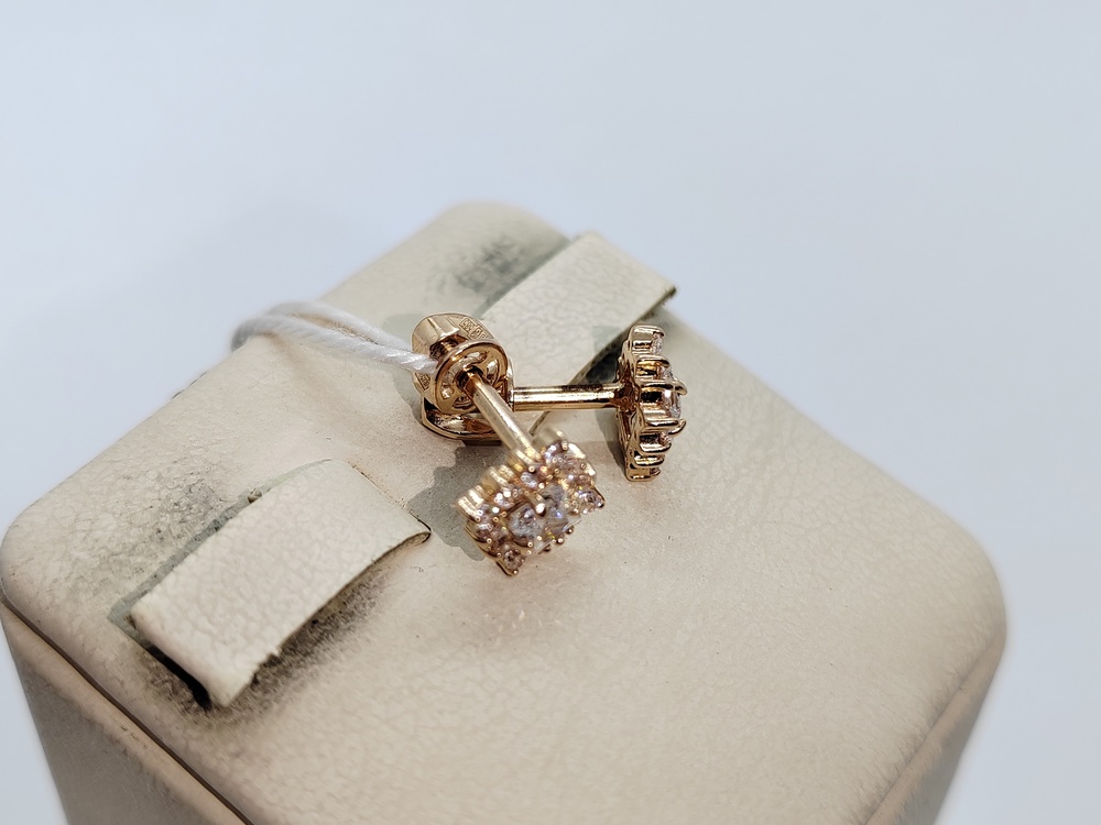 СПУС585 СЕРЬГИ ПУСЕТЫ (Au 585)