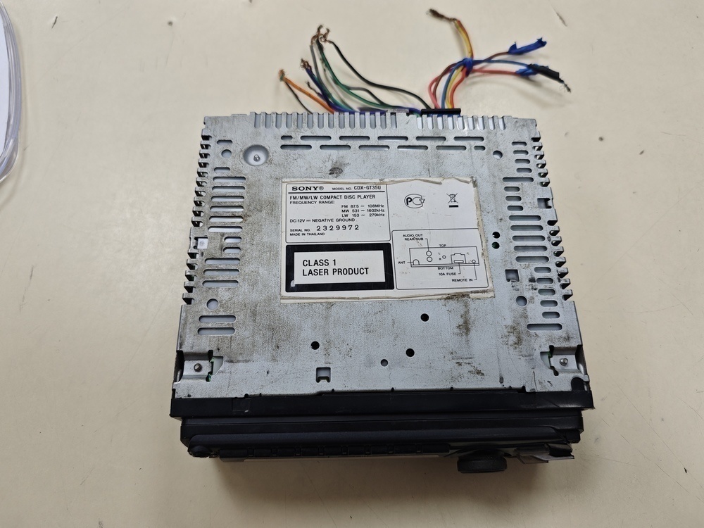 МАГНИТОЛА SONY cdx-gt35u