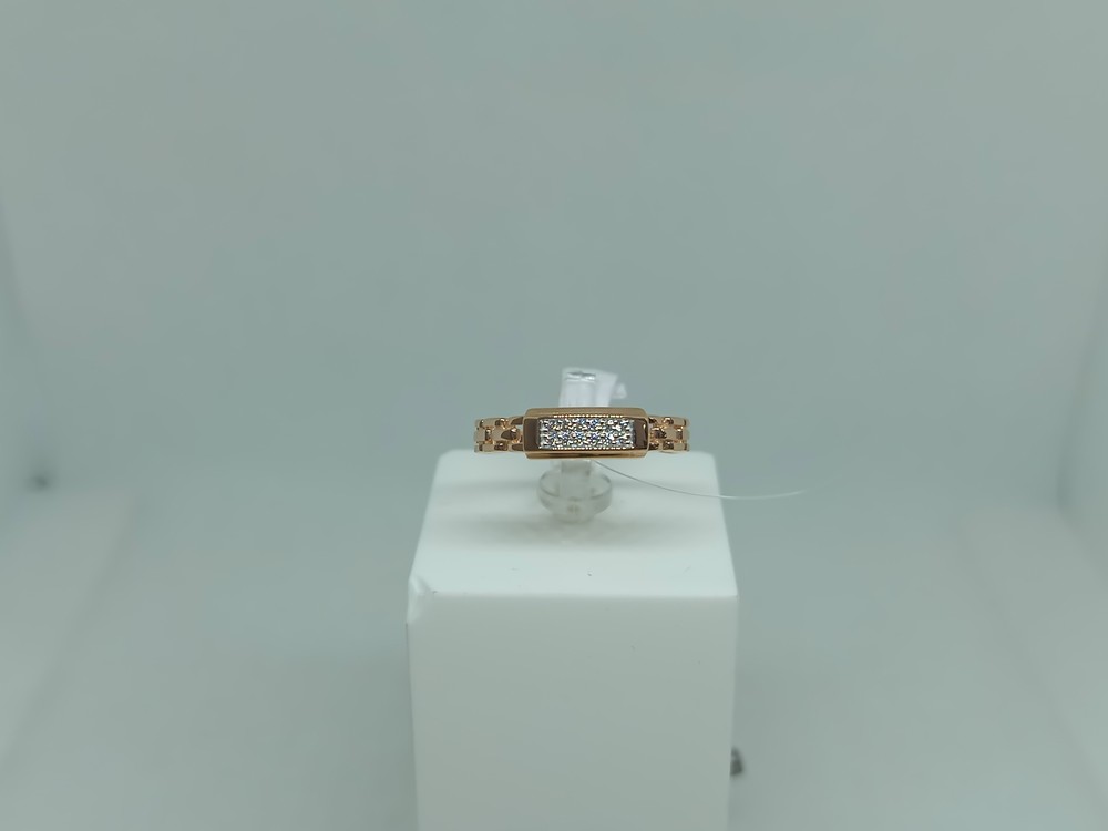 КОЛЬЦО С КАМНЯМИ (Au 585)