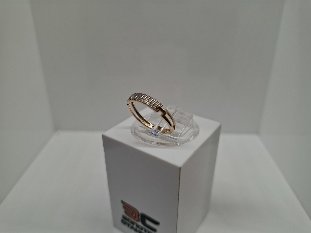 КОЛКМИ585 КОЛЬЦО С КАМНЯМИ (Au 585)