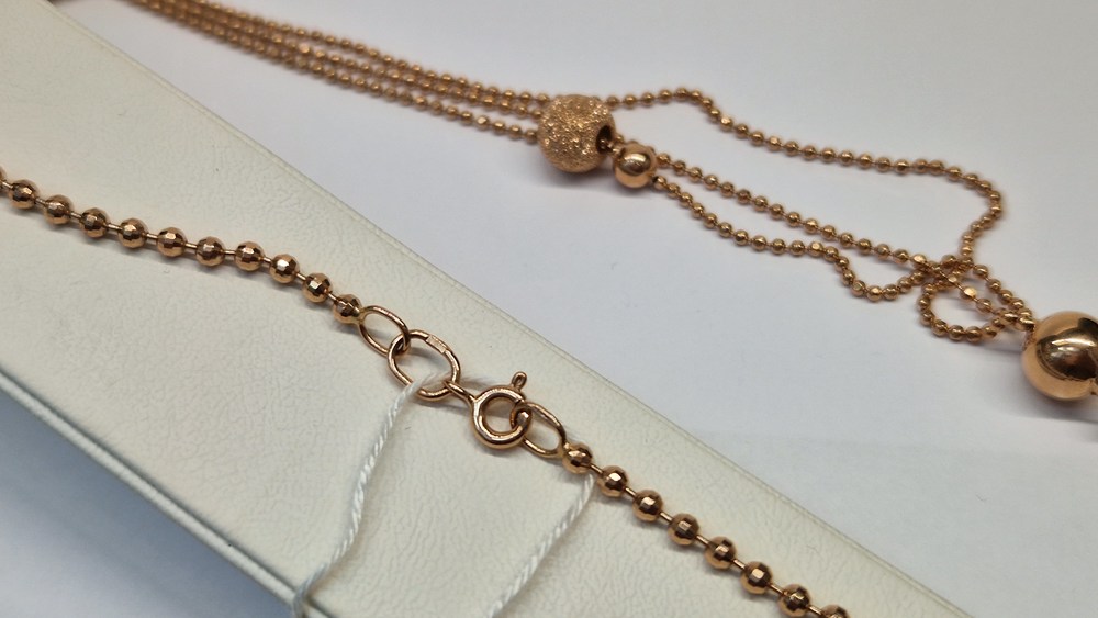 КОЛЬЕ БЕЗ КАМНЯ Au 585