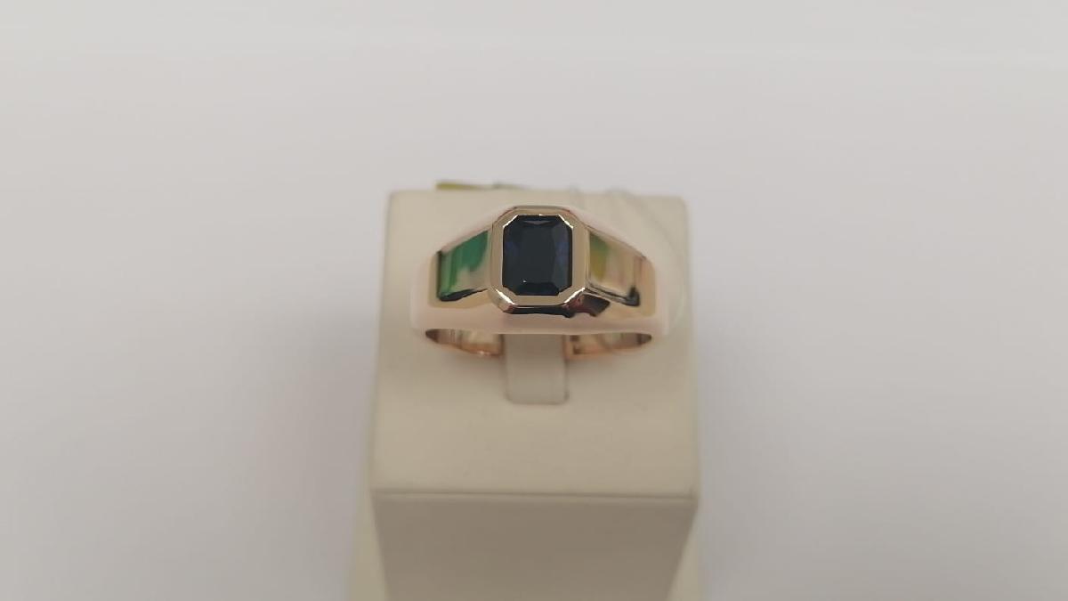 КОЛЬЦО ПЕЧАТКА с камнем (Au 585)