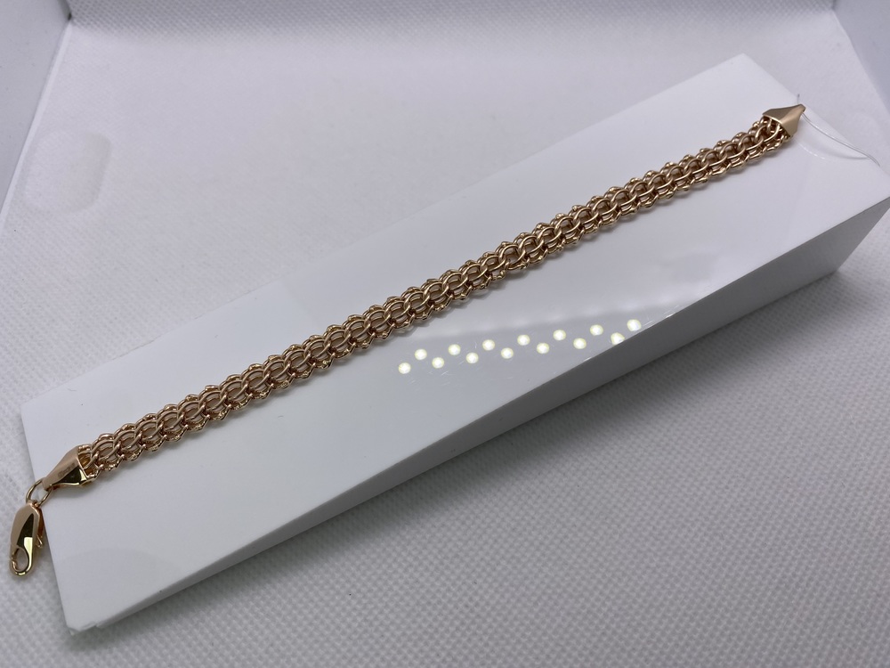 БРАСЛЕТ ПУСТОТЕЛЫЙ Итальянка (Au 585)