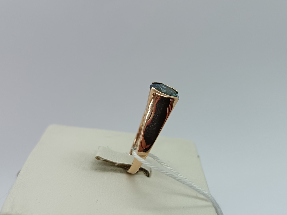 КОЛКМ585 КОЛЬЦО С КАМНЕМ (Au 585)