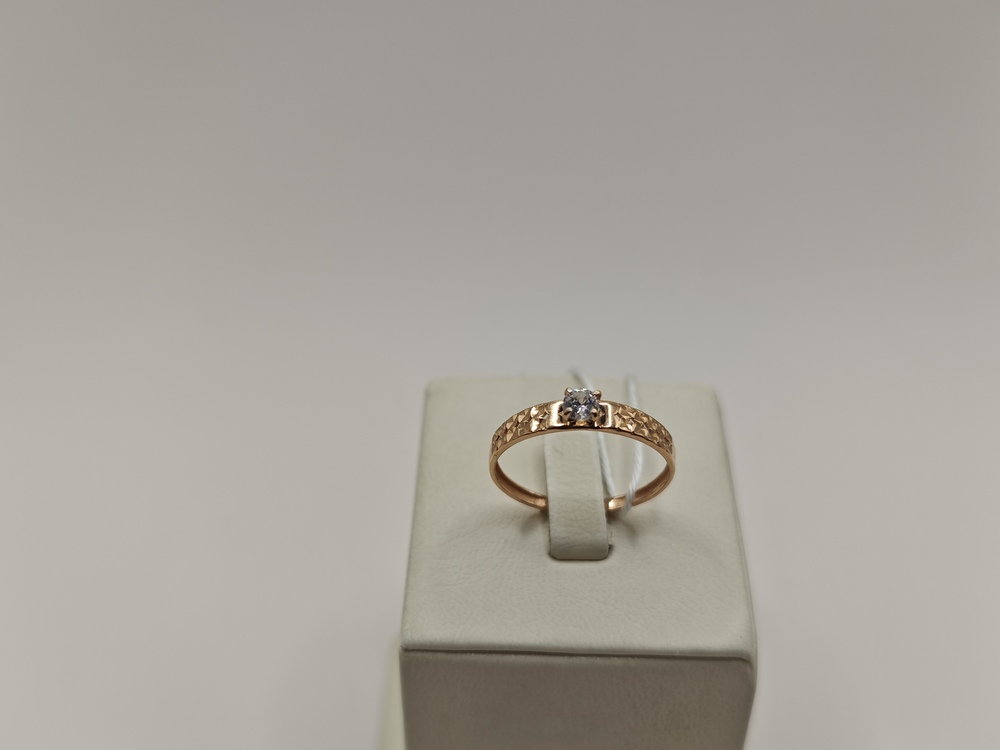 КОЛКМ585 КОЛЬЦО С КАМНЕМ (Au 585)