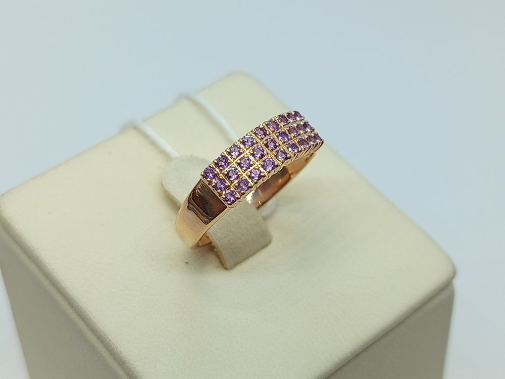 КОЛКМИ585 КОЛЬЦО С КАМНЯМИ (Au 585)