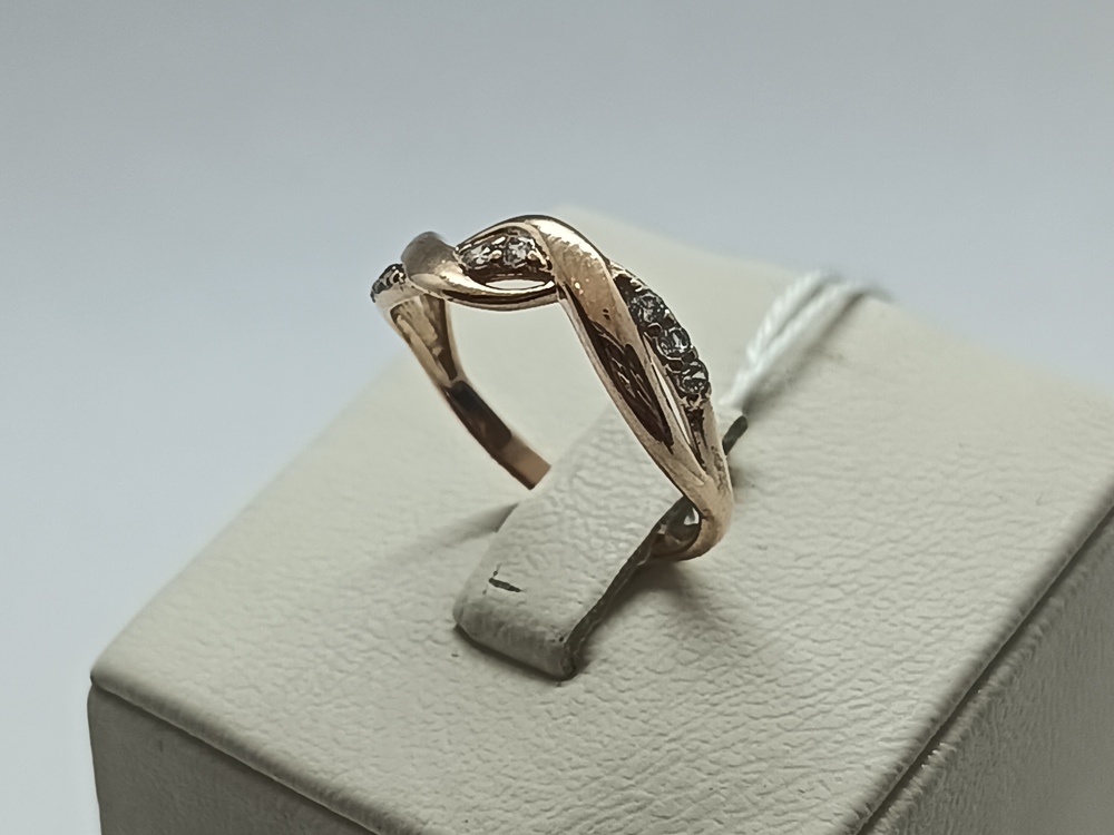 КОЛКМИ585 КОЛЬЦО С КАМНЯМИ (Au 585)