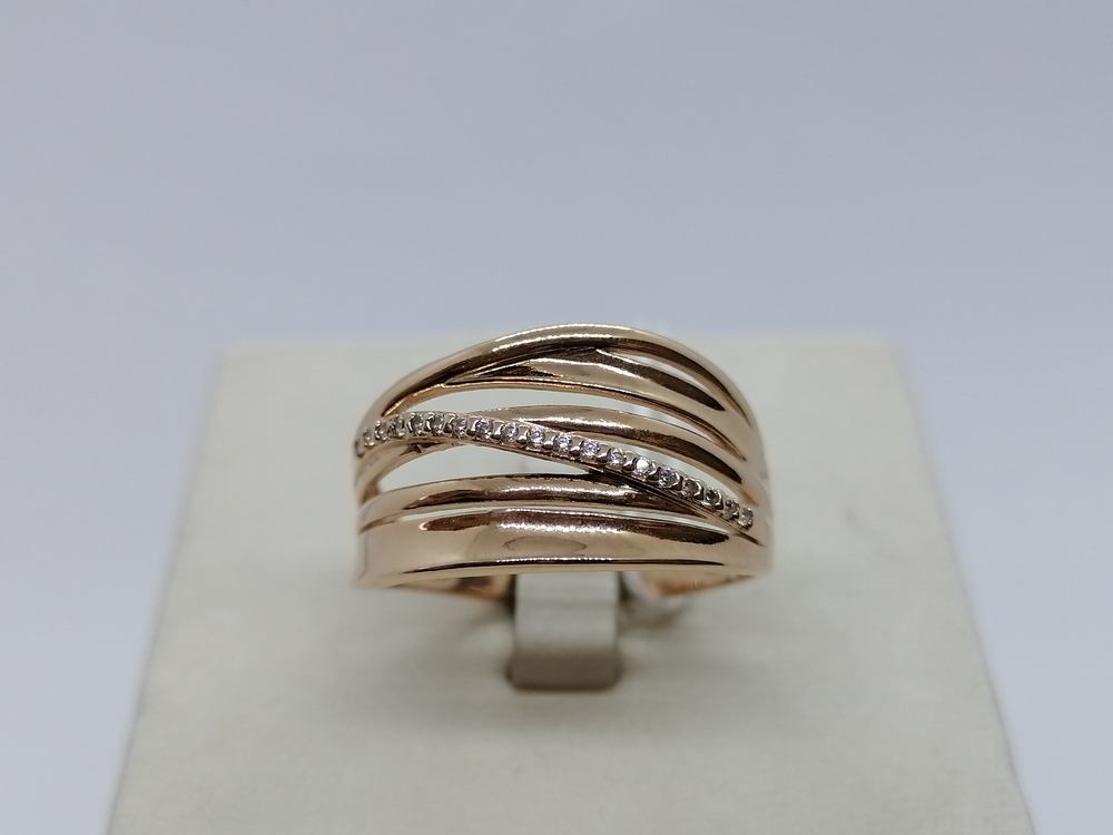 КОЛКМИ585 КОЛЬЦО С КАМНЯМИ (Au 585)