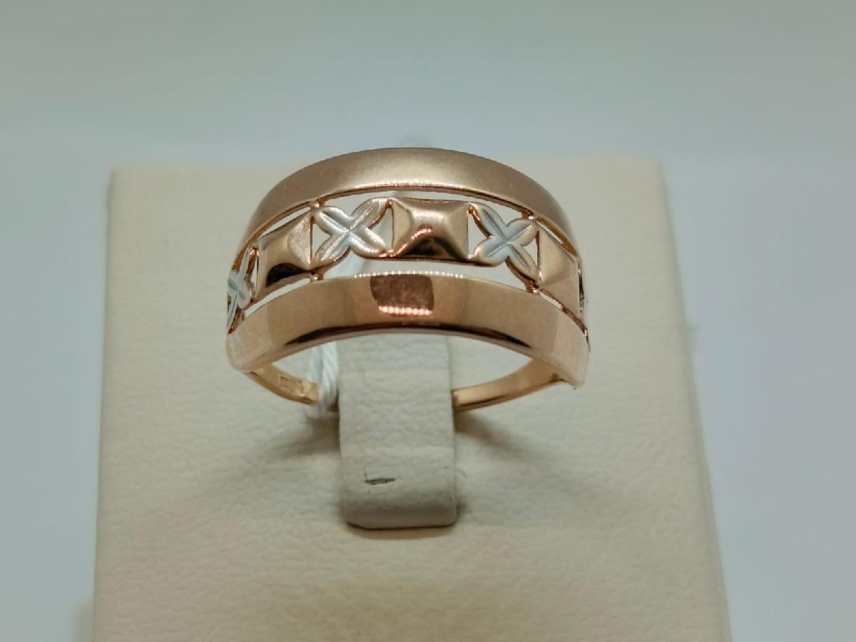 КОЛБКМ585 КОЛЬЦО БЕЗ КАМНЯ (Au 585)