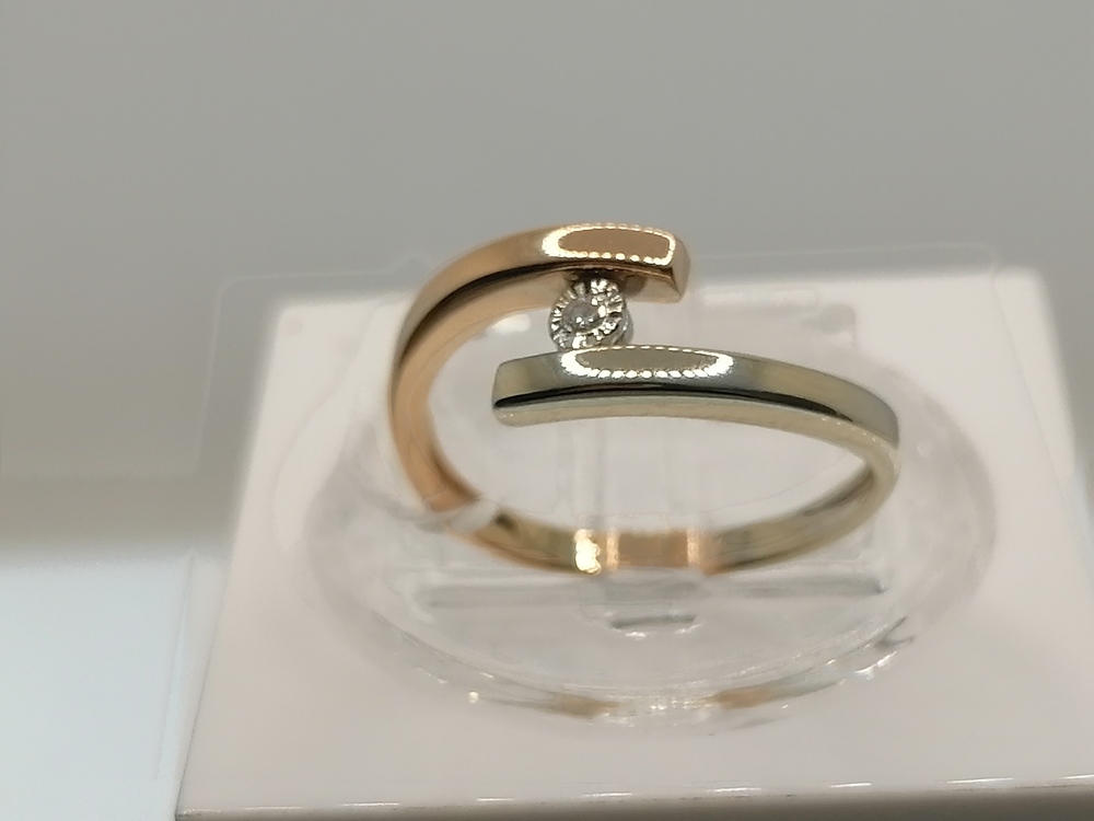 КОЛЬЦО БРИЛЛИАНТ Au 585