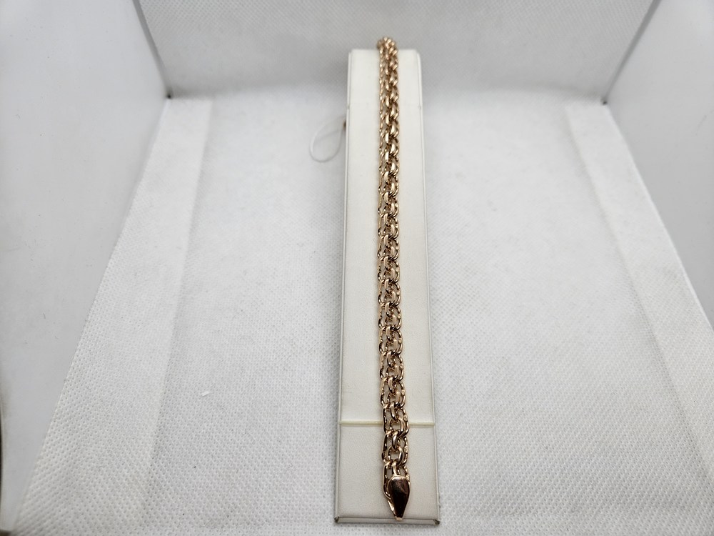 БЛБ585 БРАСЛЕТ ПОЛНОВЕСНЫЙ Бисмарк (Au 585)