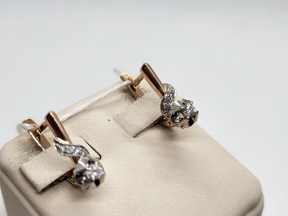 СЕРЬГИ БРИЛЛИАНТ (Au 585)