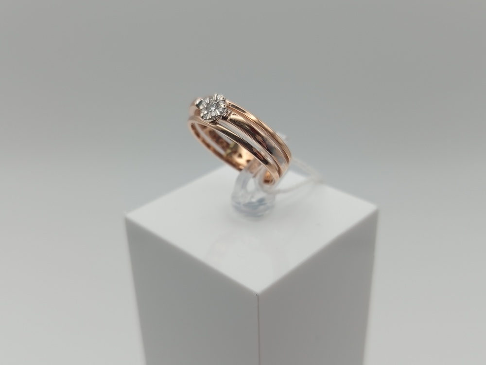 КОЛЬЦО БРИЛЛИАНТ Au 585