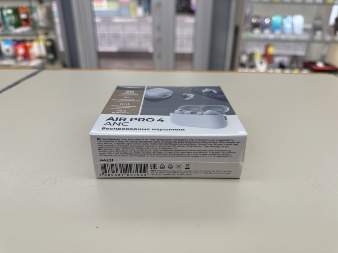 Наушники беспроводные Deppa 44231 Air Pro 4 ANC