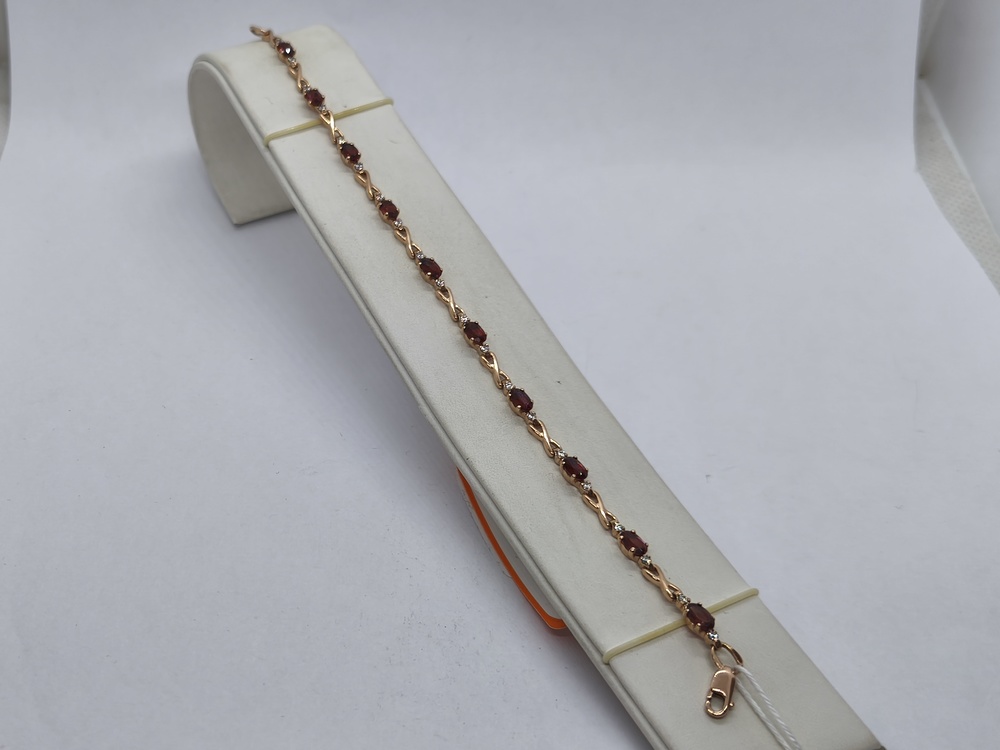 БРАСЛЕТ С КАМНЯМИ (Au 585)