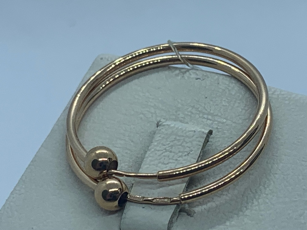 22143-25-1 СЕРЬГИ КОНГО (Au 585)