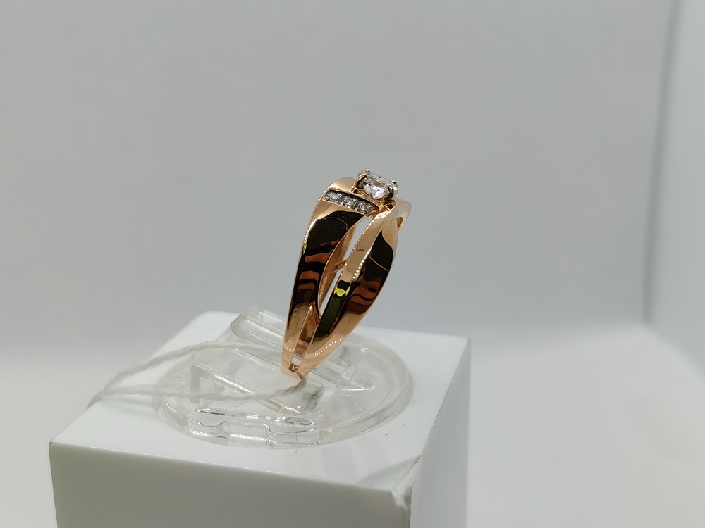 КОЛКМИ585 КОЛЬЦО С КАМНЯМИ (Au 585)