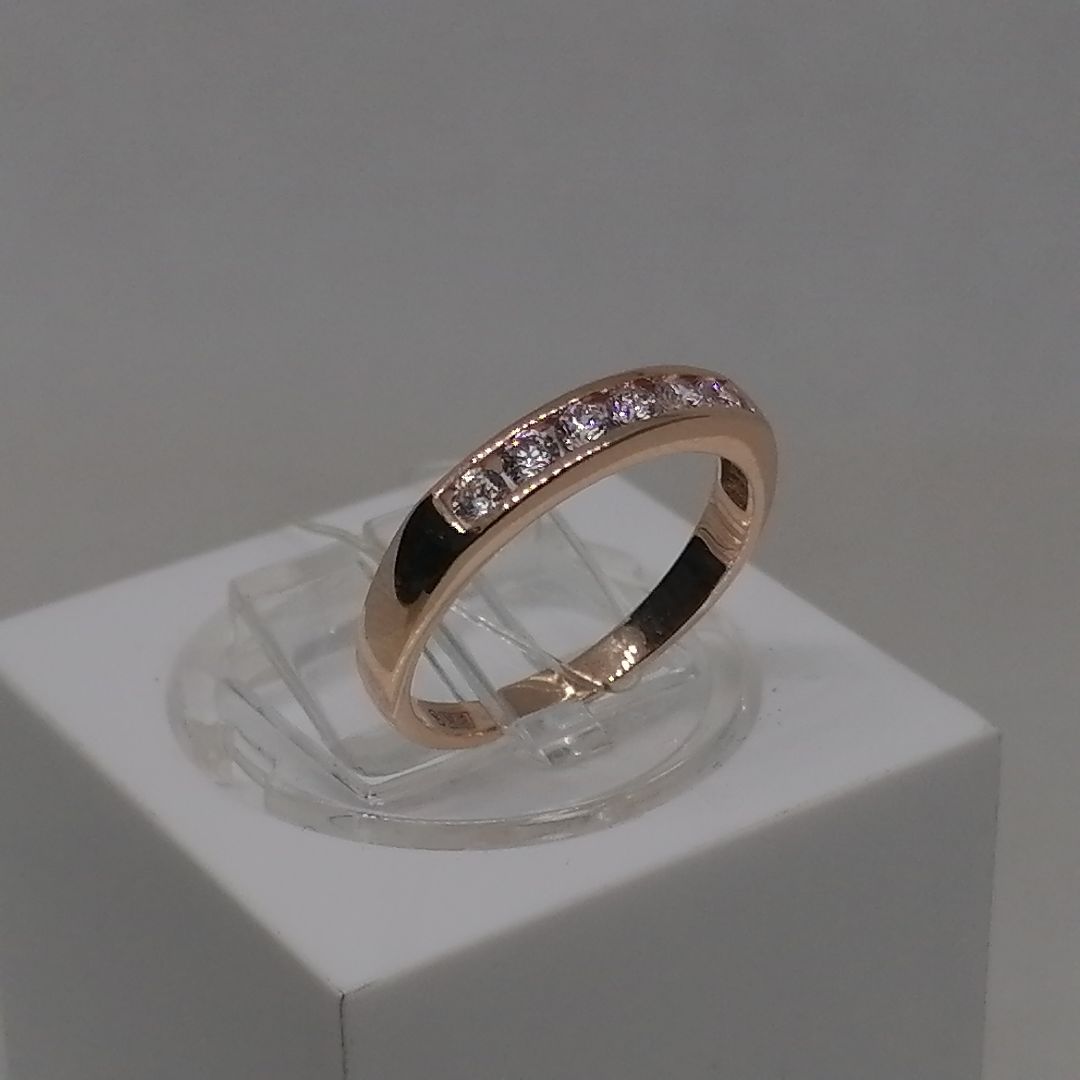 019171 КОЛЬЦО С КАМНЯМИ (Au 585)