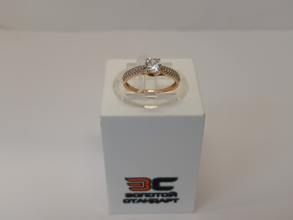 КОЛКМИ585 КОЛЬЦО С КАМНЯМИ (Au 585)