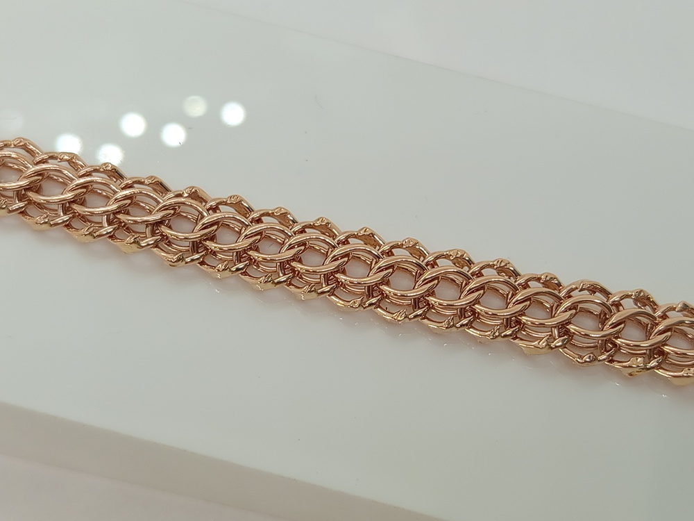 БРАСЛЕТ ПУСТОТЕЛЫЙ Итальянка (Au 585)