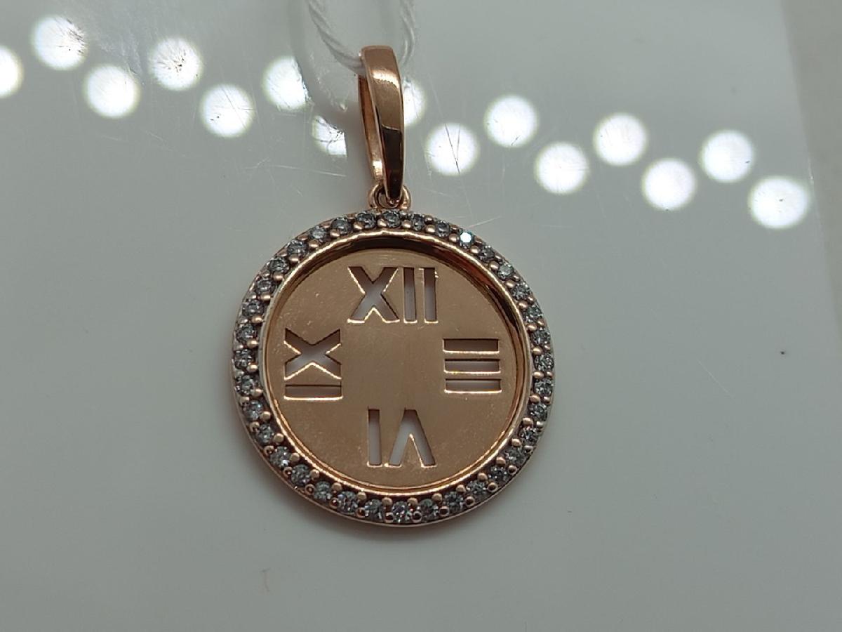 ПОДКМИ585 ПОДВЕСКА С КАМНЯМИ (Au 585)