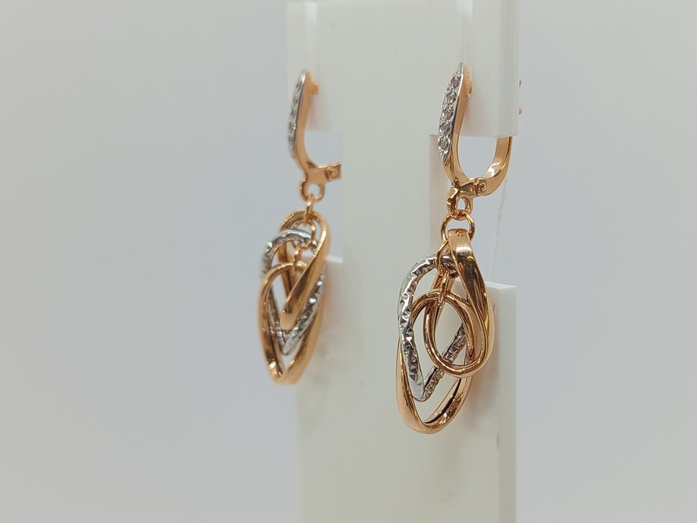 СЕРЬГИ С КАМНЯМИ (Au 585)