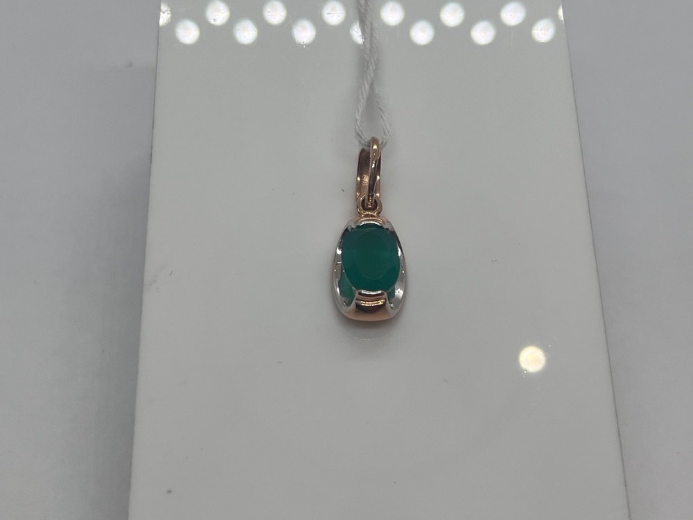 ПОДКМИ585 ПОДВЕСКА С КАМНЯМИ (Au 585)