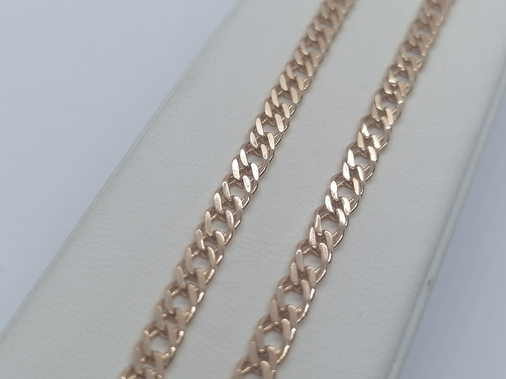 ЦЕПЬ ПОЛНОВЕСНАЯ Ромб двойной (Au 585)