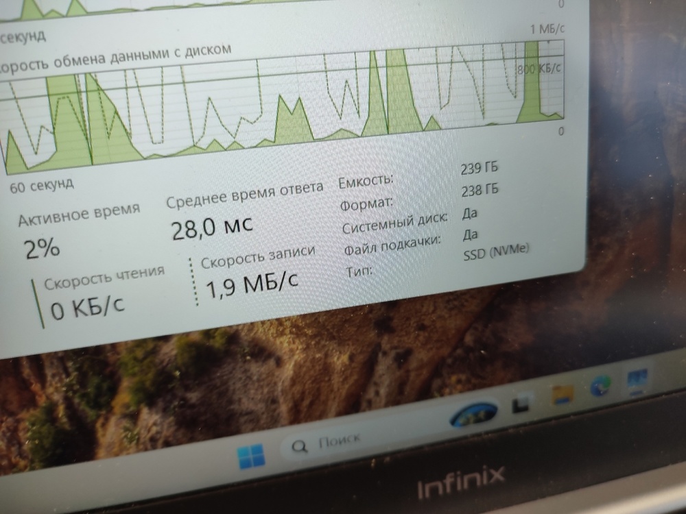Ноутбук Infinix; I3-1115G4, Intel UHD Graphics, 8 Гб, 256 Гб, Нет