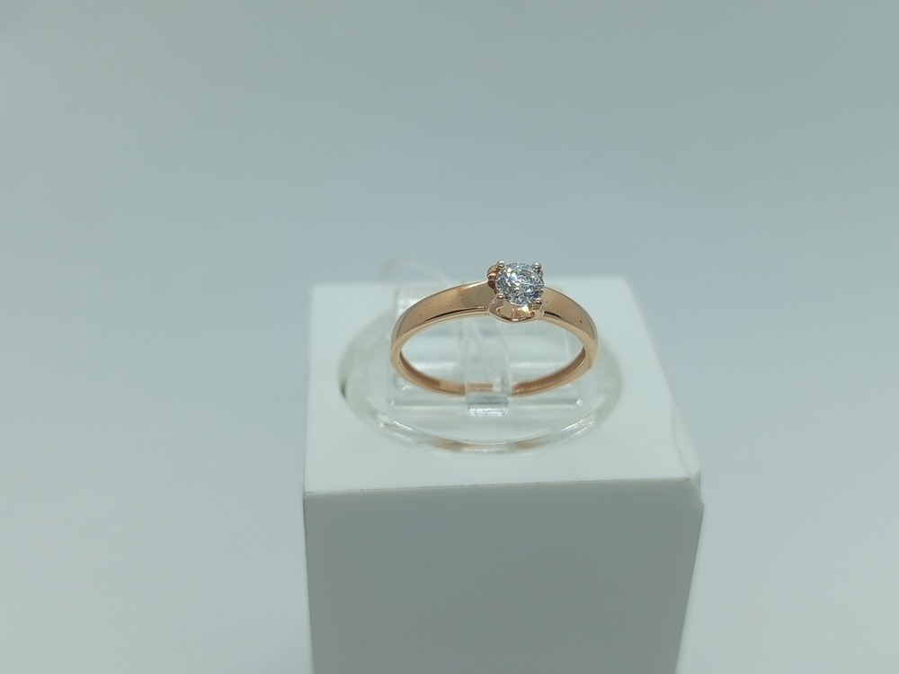 КОЛЬЦО С КАМНЕМ (Au 585)