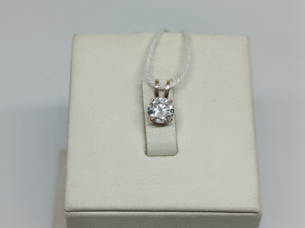 ПОДКМ585 ПОДВЕСКА С КАМНЕМ (Au 585)