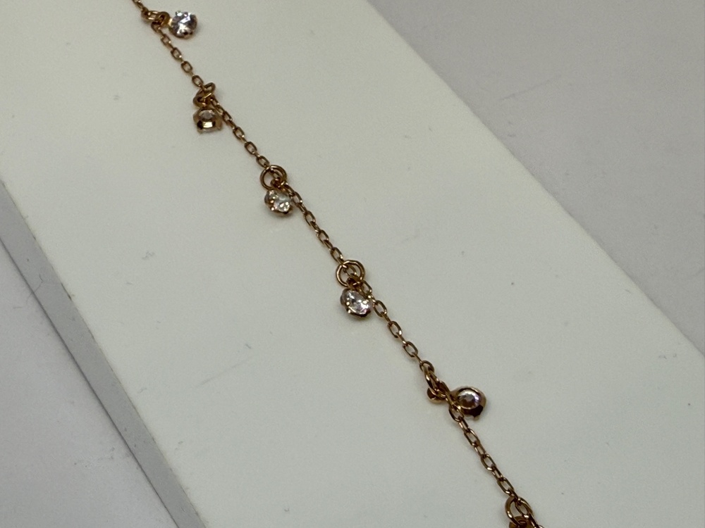 Б585 БРАСЛЕТ С КАМНЯМИ (Au 585)