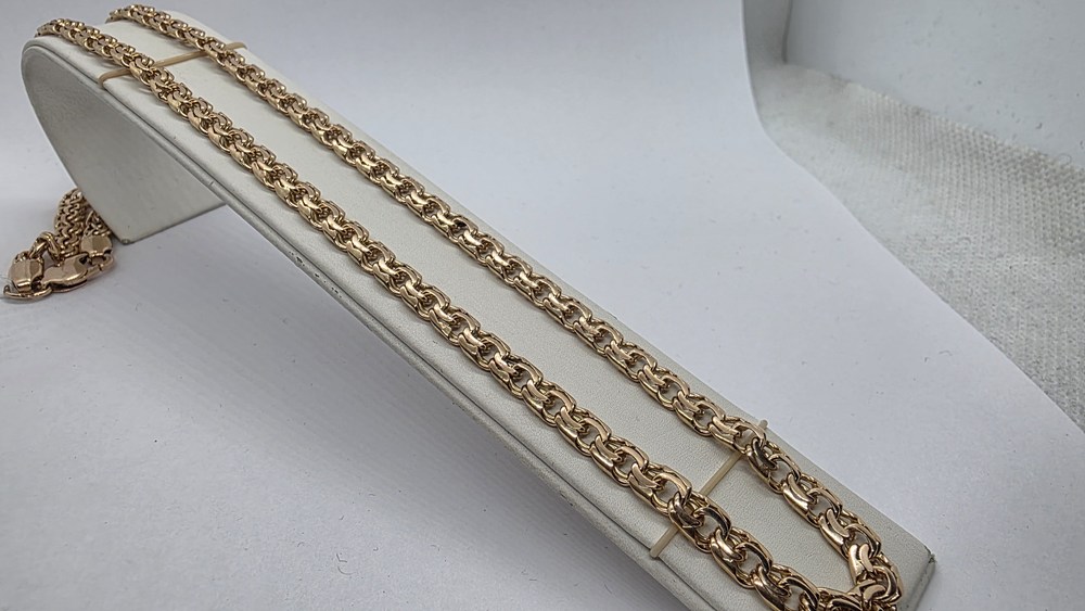 ЦЕПЬ ПОЛНОВЕСНАЯ Бисмарк (Au 585)