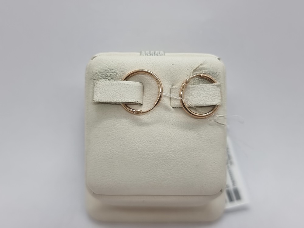 СЕРЬГИ КОНГО без камня (Au 585)