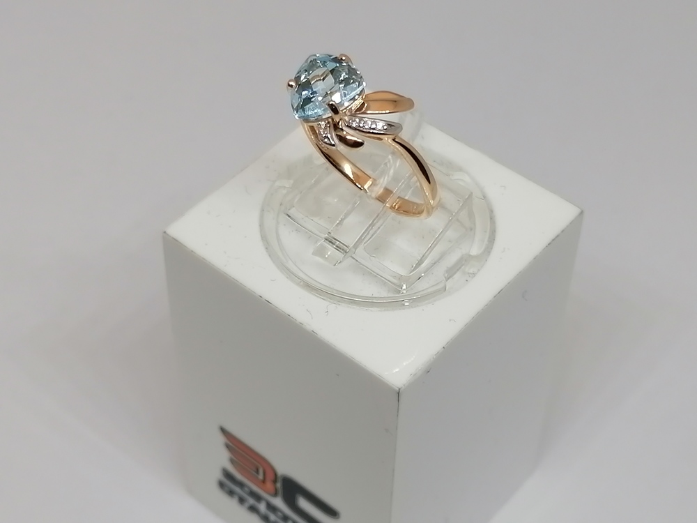КОЛКМИ585 КОЛЬЦО С КАМНЯМИ (Au 585)
