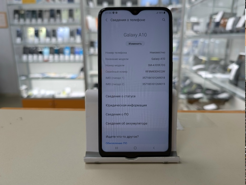 Смартфон Samsung Galaxy A10 2/32