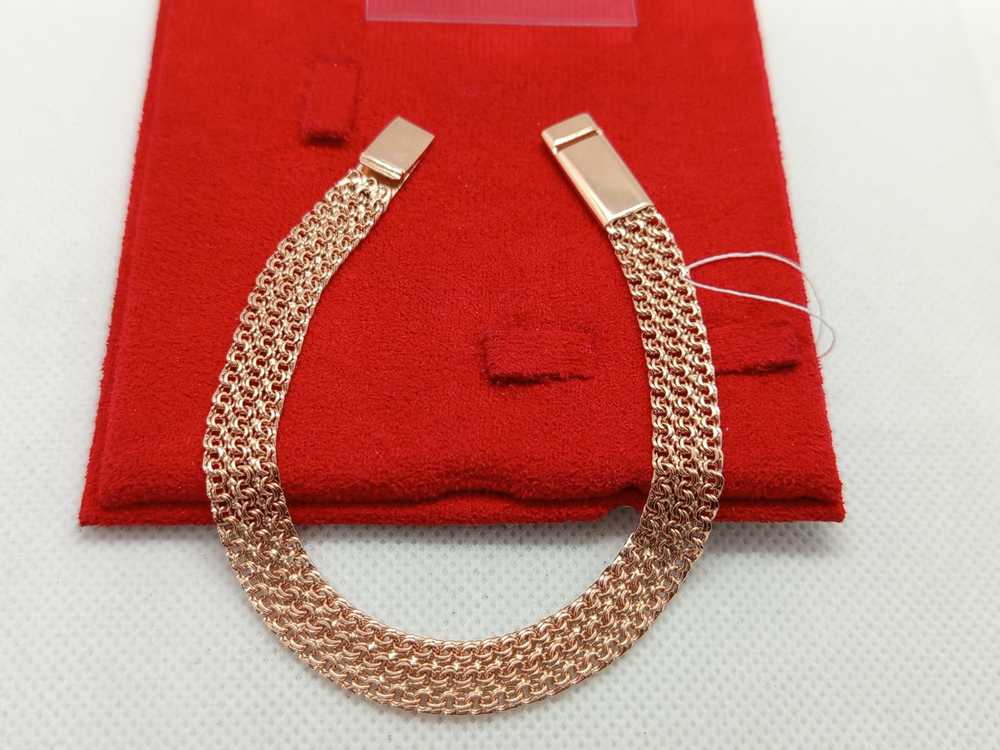 БРАСЛЕТ ПОЛНОВЕСНЫЙ Бисмарк тройной (Au 585)