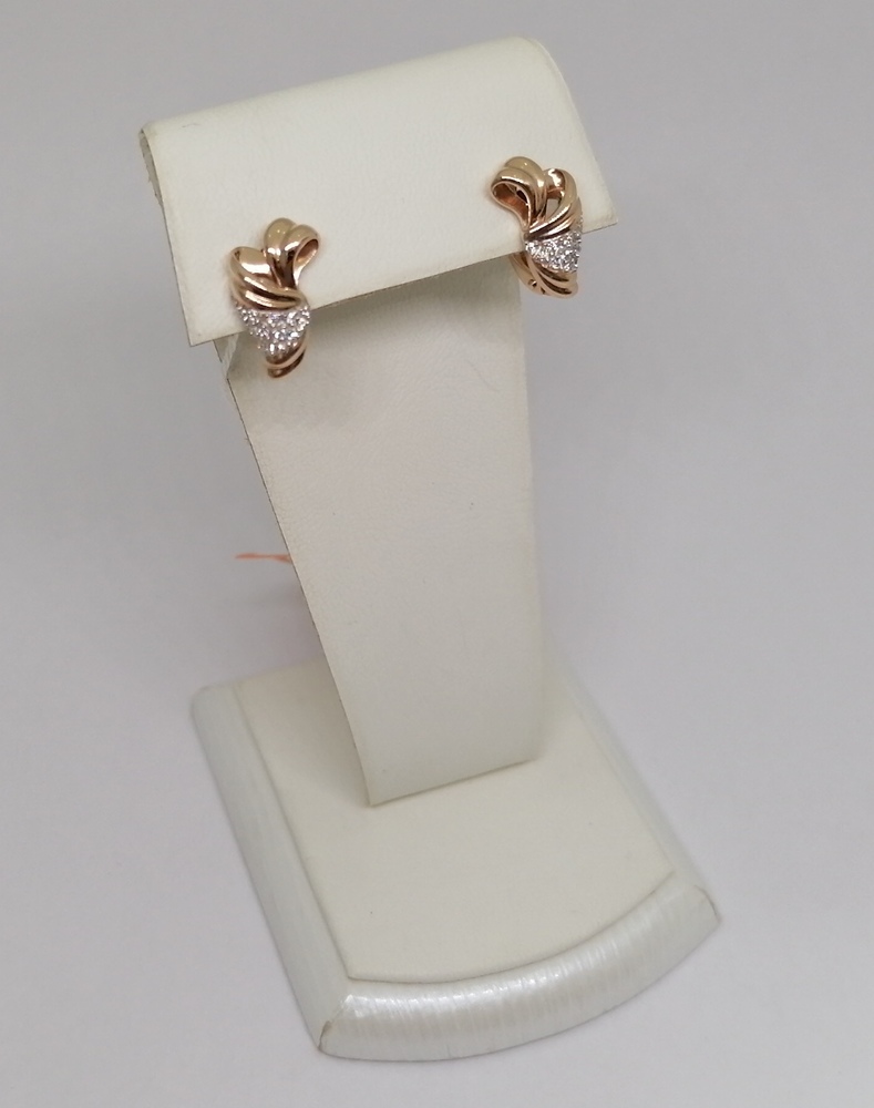 СКМИ585 СЕРЬГИ С КАМНЯМИ (Au 585)