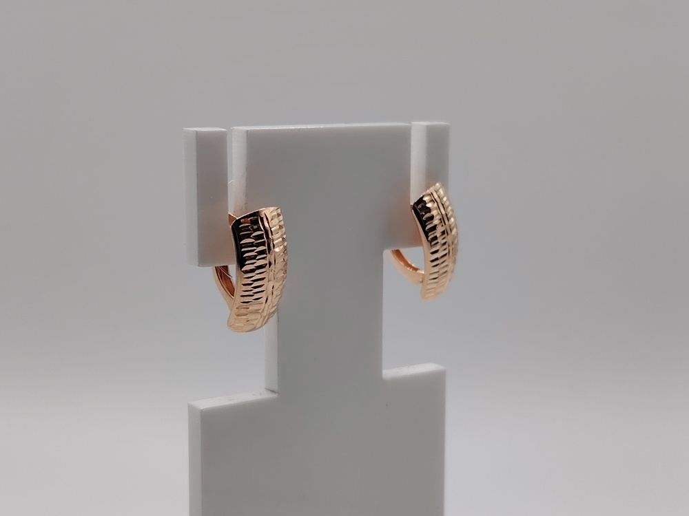 СЕРЬГИ БЕЗ КАМНЯ (Au 585)