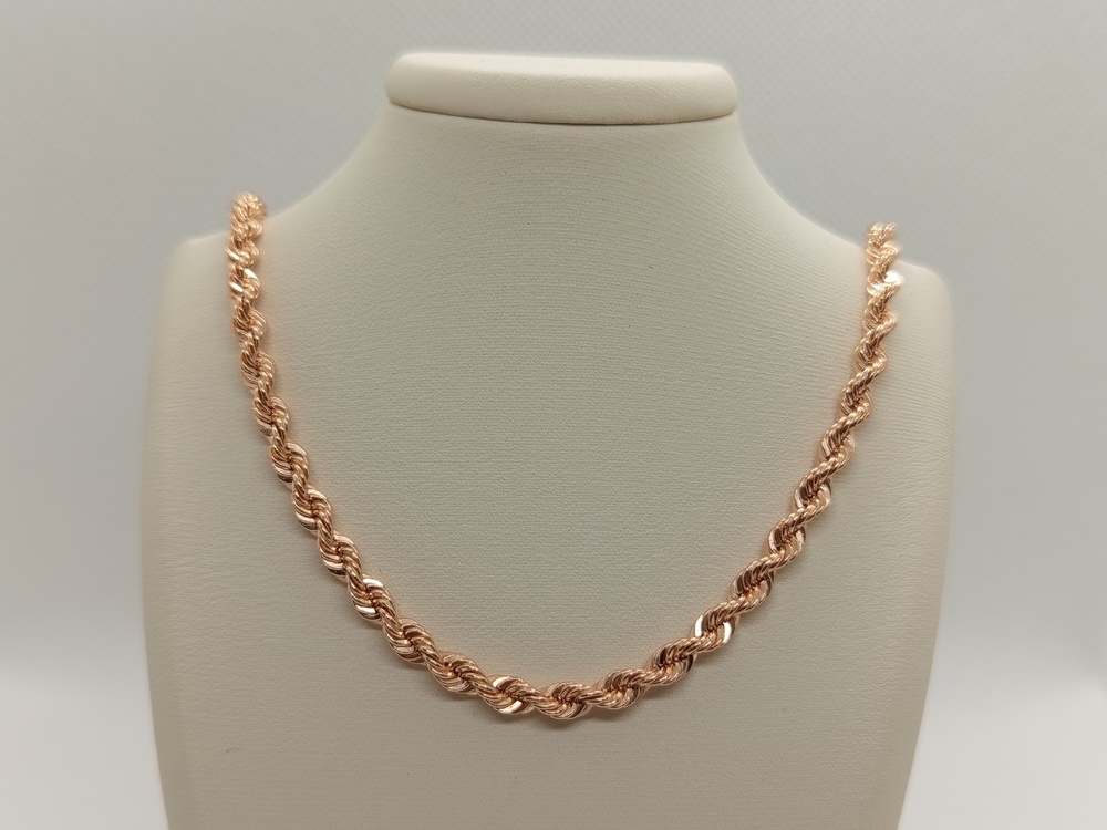 ЦЕПЬ ПУСТОТЕЛАЯ Веревка (Au 585)