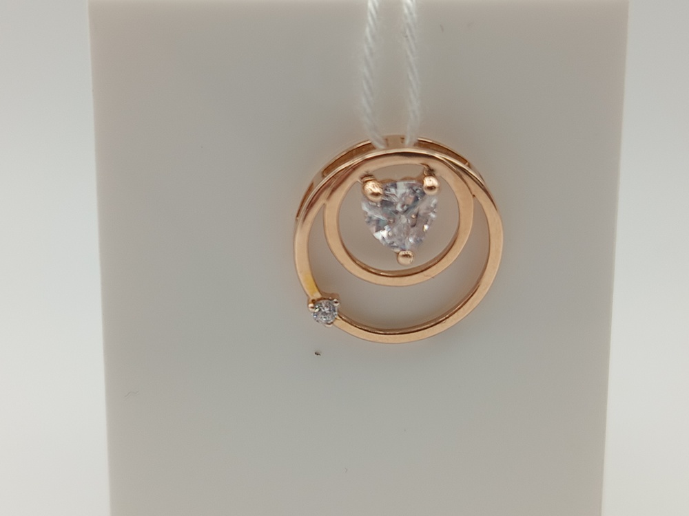 ПОДКМИ585 ПОДВЕСКА С КАМНЯМИ (Au 585)