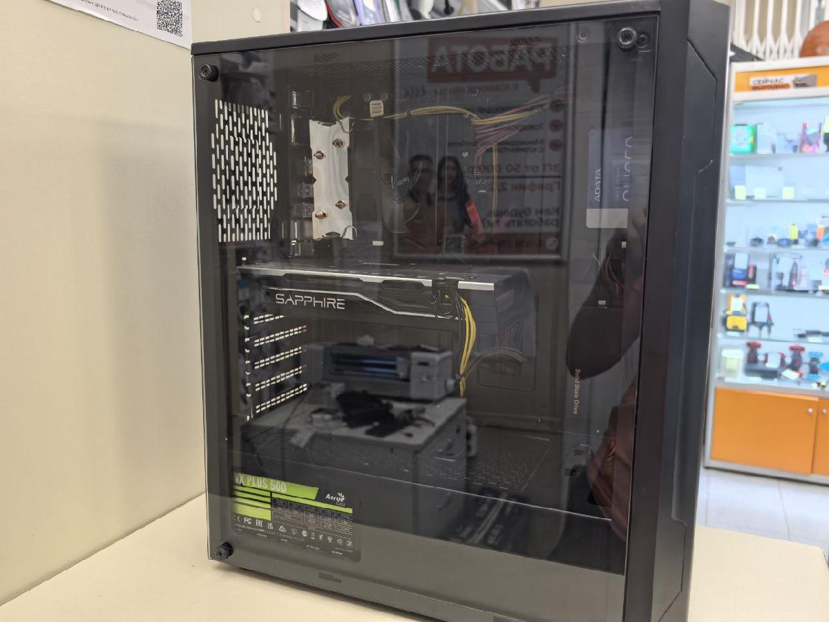 Системный блок Aero Cool; Core i3-10100F, Radeon RX 580, 16 Гб, 512 GB, Нет