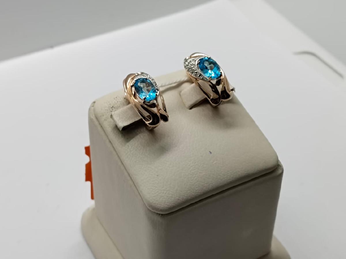 СКМИ585 СЕРЬГИ С КАМНЯМИ (Au 585) СКМИ585 СЕРЬГИ С КАМНЯМИ (Au 585)