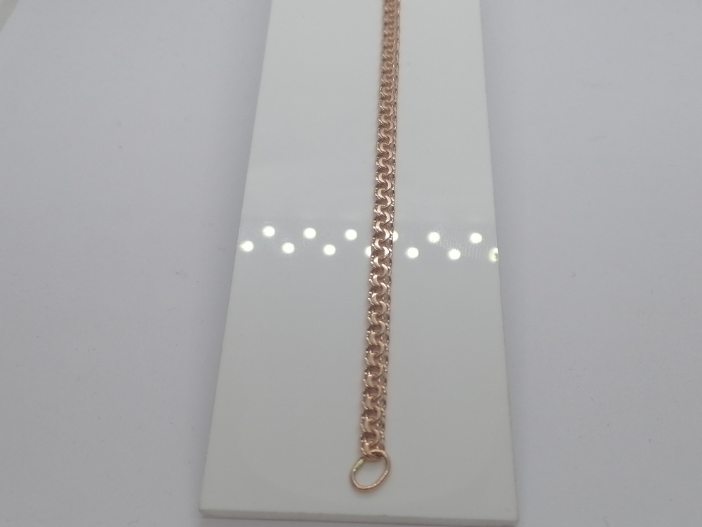 1600081 БРАСЛЕТ ПОЛНОВЕСНЫЙ Бисмарк (Au 585)