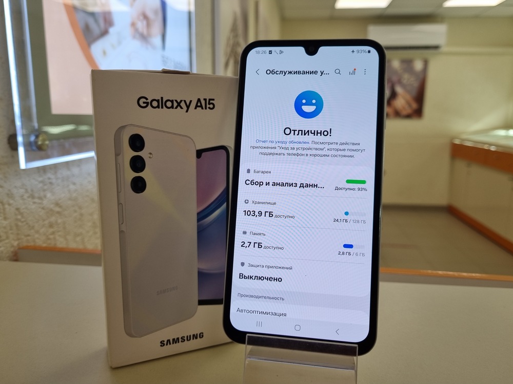 Смартфон Samsung Galaxy A15 6/128