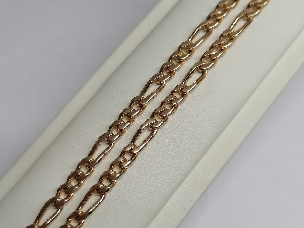 ЦЛФК585 ЦЕПЬ ПОЛНОВЕСНАЯ Фигаро(картье) (Au 585)