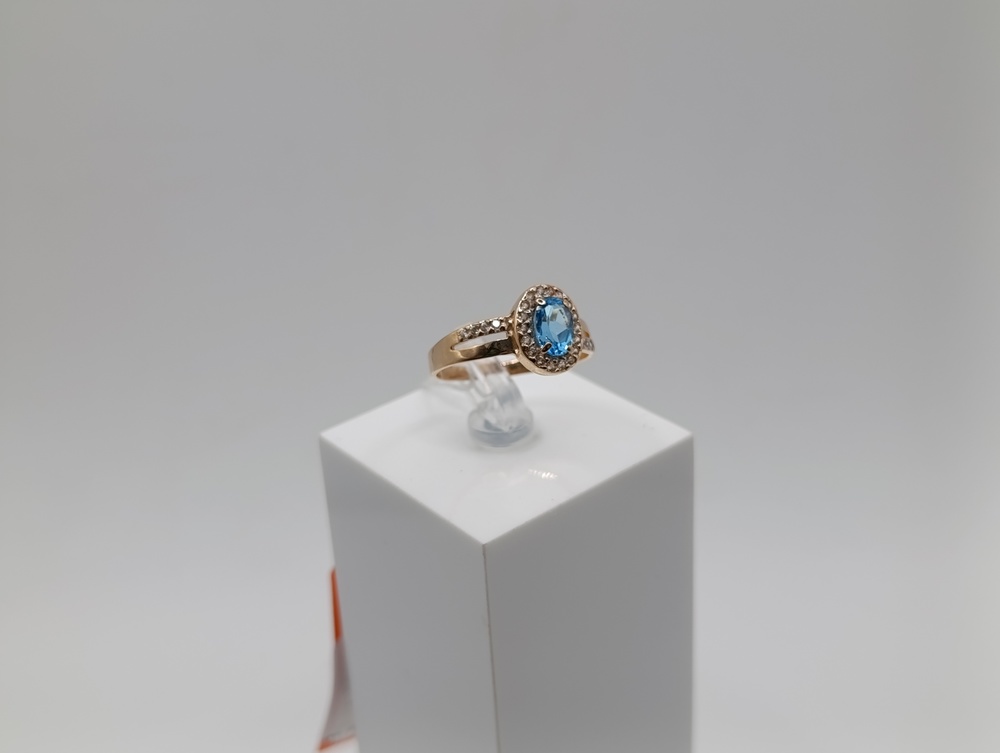 КОЛКМИ585 КОЛЬЦО С КАМНЯМИ (Au 585)